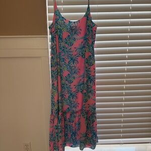 Lilly Pulitzer Tropical Pink and Blue Dress